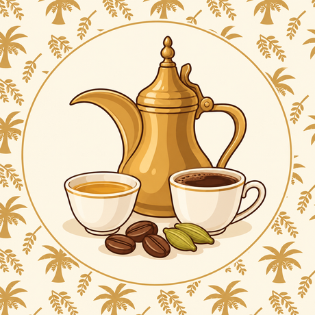 القهوة العربية والتركية من ثمار العالية | Arabic & Turkish Coffee