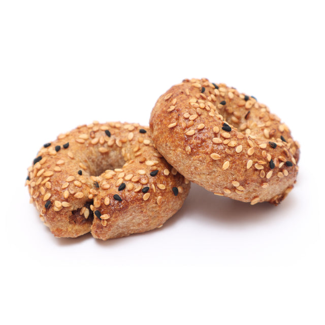 Burr Maamoul Rings with Sesame & Black Seeds — No Added Sugar — Original product photo